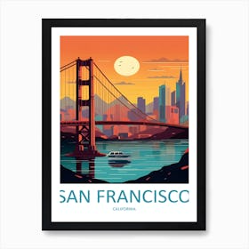 San Francisco Golden Gate Travel 1 Art Print