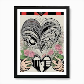 Love Heart 1 Art Print