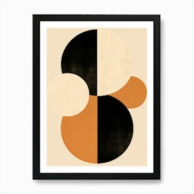 Radiant Retro; Geometric Brilliance Art Print