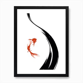 Koi Fish 2 Poster