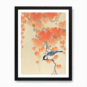 Bird On A Branch 16 Art Print