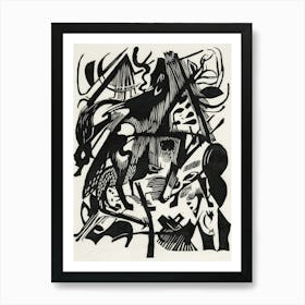 Birth Of The Wolves (1913), Franz Marc Art Print
