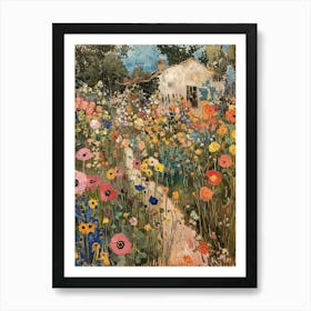 Garden Of Poppies Art Print