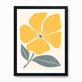 Yellow Flower 4 Art Print