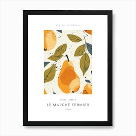 Pears Le Marche Fermier Poster 2 Art Print