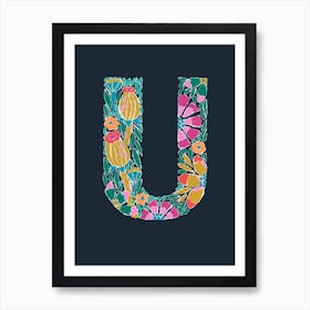 Letter U Art Print