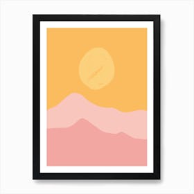Colorful Sunrise Abstracts Art Print
