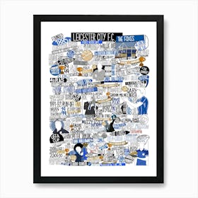 Leicester City Art Print