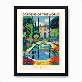 Giardini Di Boboli Gardens, Italy Gardens Of The World Poster Art Print