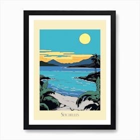 Poster Of Minimal Design Style Of Seychelles 6 Art Print