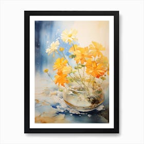 Flowers In A Vase 25 Art Print