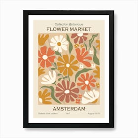 Flower Market Amsterdam 4 Art Print