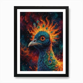 Peacock 10 Art Print