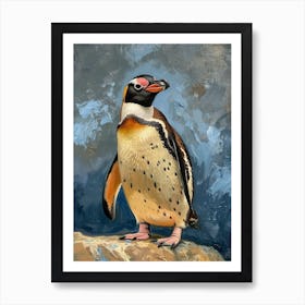 Adlie Penguin Volunteer Point Oil Painting 3 Art Print