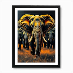 Wild Animal Creative Portrait 78 Art Print