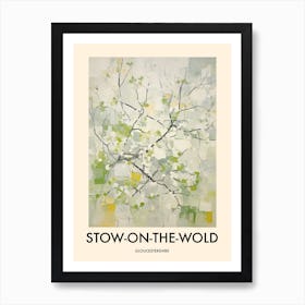 Stow On The Wold (Gloucestershire) Painting 4 Travel Poster Art Print