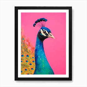 Beautiful Peacock Art Print