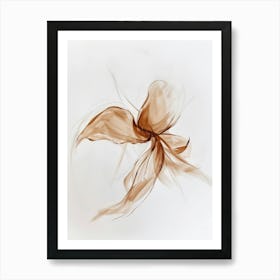 Brown Flower Art Print