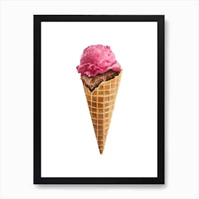 Ice Cream Cone Art Print