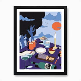 Picnic Art Print