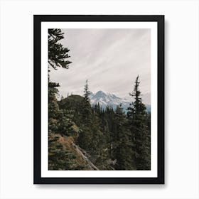 Oregon Mountain Scenery Art Print