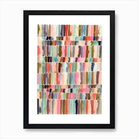 Colorful Stripes Art Print