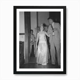 Untitled Photo, Possibly Related To The Queen Of The National Rice Festival,Crowley, Louisiana By Russell Le Art Print