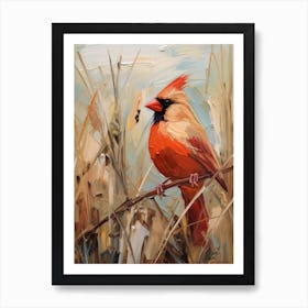 Bird Painting Cardinal 4 Art Print