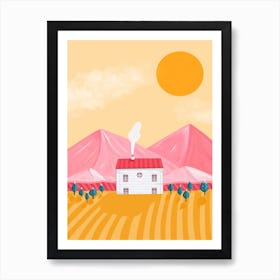 Sunshine House  Art Print