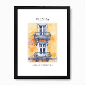 Vienna Travel And Architecture Poster 1 Art Print