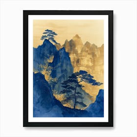 Chinese Mountains 72 Art Print