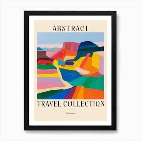 Abstract Travel Collection Poster Armenia 3 Art Print