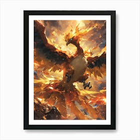 Moltres S From Pokemon Art Print