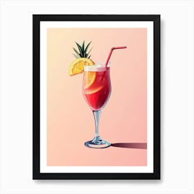 Coctail, Atomic Elixirs: Cocktail Fusion Art Print