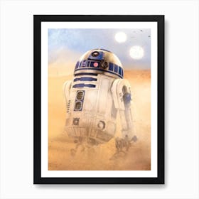 Star Wars R2d2 2 Art Print