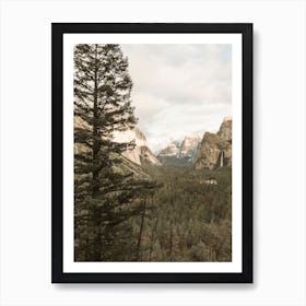 Yosemite Landscape Art Print