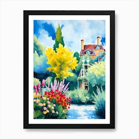 Garden Painting Art Print