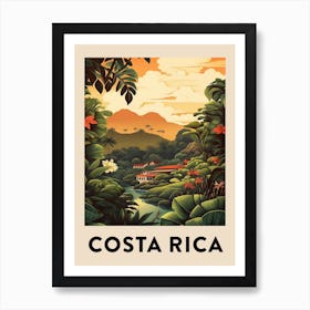 Vintage Travel Poster Costa Rica 3 Art Print