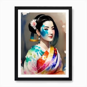 Geisha 106 Art Print