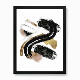 Abstract Brushstrokes 39 Art Print