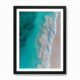 Aerial View Of A Beach 4 Art Print