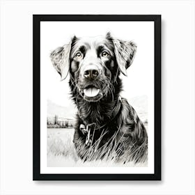 Eternal Friend The Devoted Dog Art Print