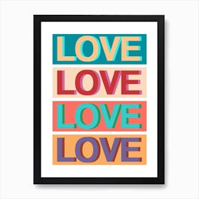 Love In Colour Art Print