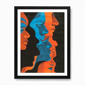 Woman'S Face 60 Art Print