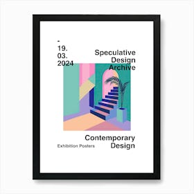 Speculative Design Archive Abstract Poster 09 Art Print