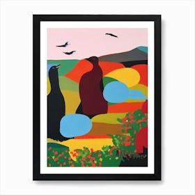 Galapagos National Park 1 Ecuador Abstract Colourful Art Print