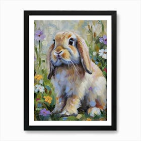 Mini Satan Rabbit Painting 3 Art Print
