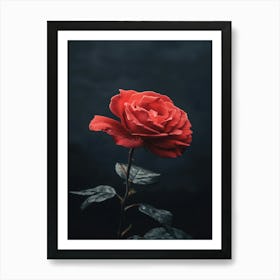 Red Rose 5 Art Print