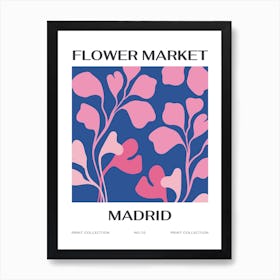 Flower Market Madrid Art Print