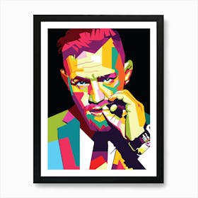 Conor Mcgregor Pop Art Art Print